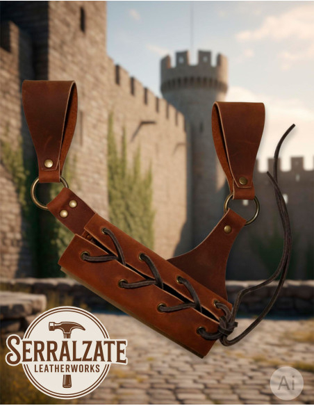 Holster médiéval pour épée en cuir...