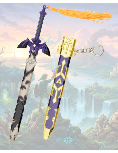 Porte-clés mini épée brûlée Master de Link, Legend of Zelda