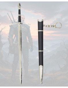 Porte-clés mini épée Geralt de Rivière, The Witcher