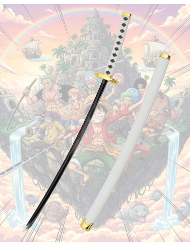 Mini katana avec support Wado Ichimonji de Zoro, One Piece