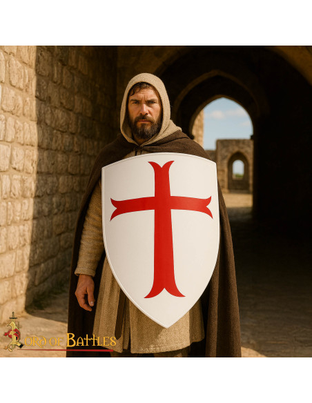 Bouclier médiéval en acier design...