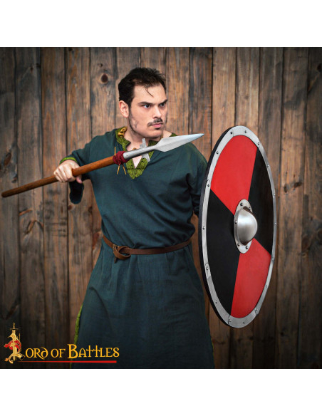 Bouclier viking de combat en bois...