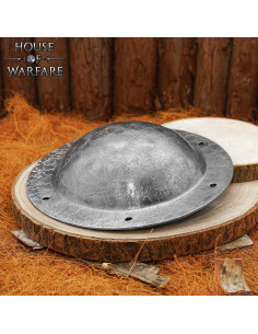 Umbo rond en acier forgé à la main pour boucliers médiévaux 2