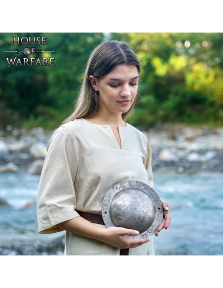 Umbo rond en acier forgé à la main...