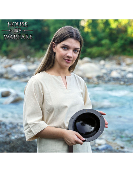 Umbo rond en acier forgé à la main...