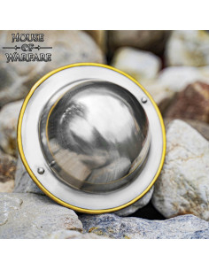 Broquel médiéval petit en acier (17,5 cm)