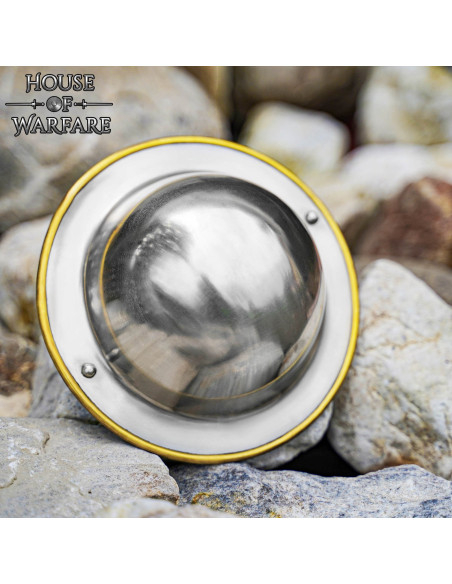 Broquel médiéval petit en acier (17,5...