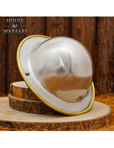 Broquel médiéval petit en acier (17,5 cm) 2