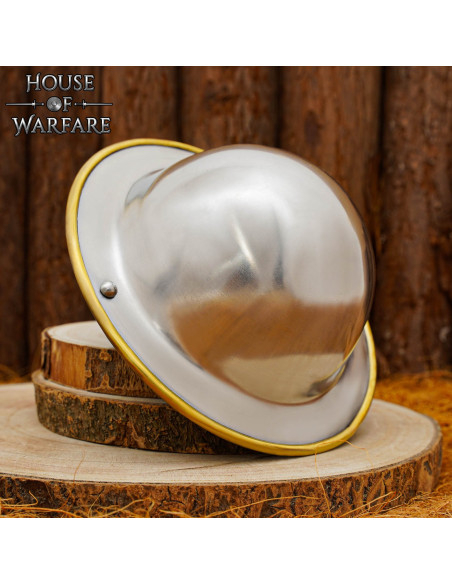 Broquel médiéval petit en acier (17,5...