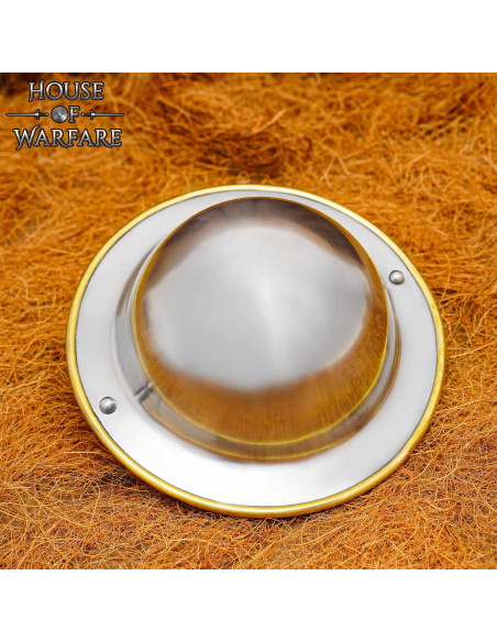 Broquel médiéval petit en acier (17,5...