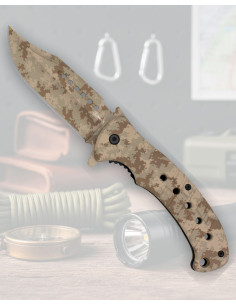 Couteau tactique Albainox camouflage (21,30 cm)