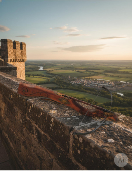 Arbalète médiévale à tête de cerf, 60...