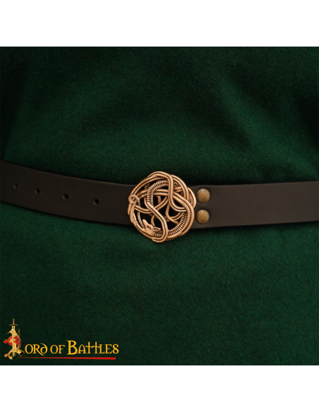 Ceinture médiévale en cuir avec...