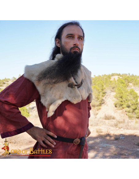 Ceinture médiévale en cuir avec...