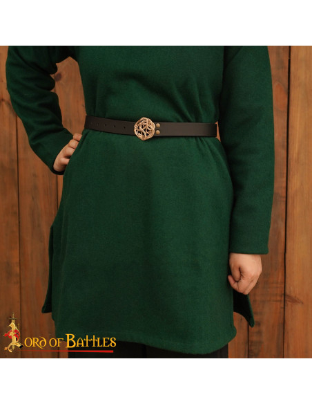 Ceinture médiévale en cuir avec...