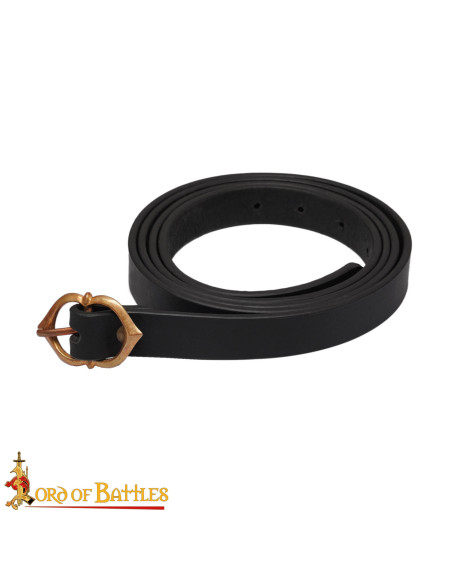 Ceinture médiévale en cuir avec...