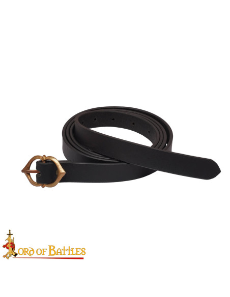 Ceinture médiévale en cuir avec...