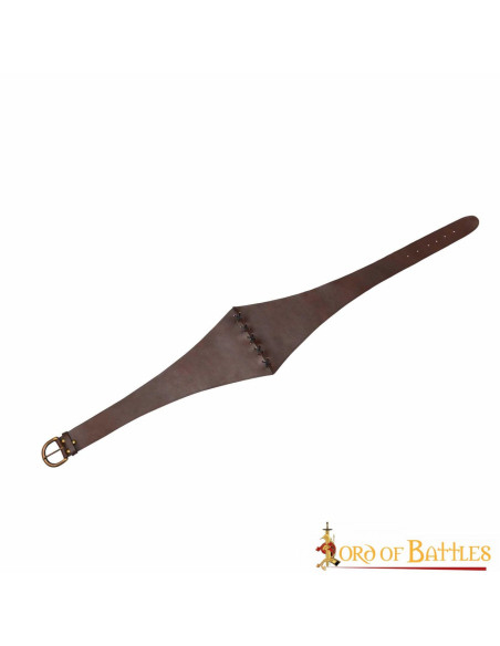 Ceinture médiévale large en cuir...