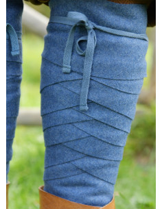 Winingas Vikings en Laine Bleue pour Costume Historique 2