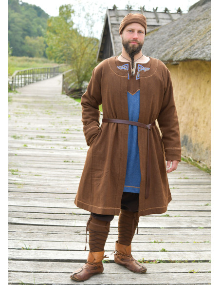 Manteau viking authentique en laine...