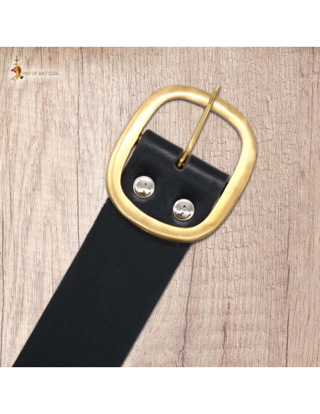 Ceinture en cuir Tahalì pour épées, noir