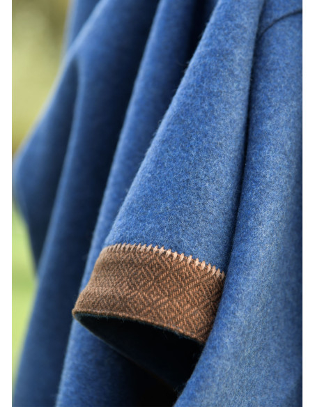 Robe Viking Lykka en Laine Bleue...