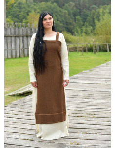 Robe Viking en Laine Annik Sarga Diamant Marron 2