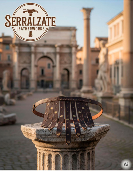 Ceinture légionnaire romaine en cuir,...