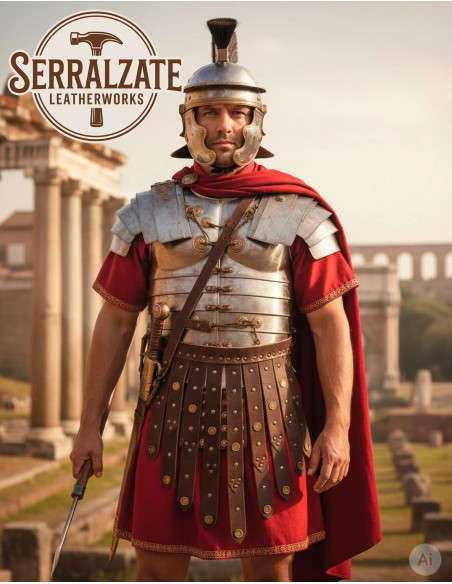 Ceinture légionnaire romaine en cuir,...