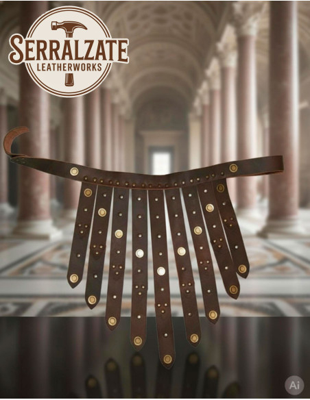 Ceinture légionnaire romaine en cuir,...
