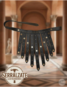 Ceinture légionnaire romaine en cuir, noir