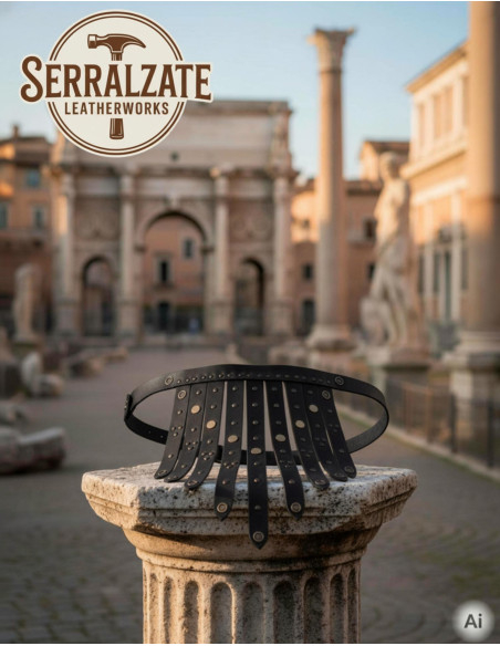 Ceinture légionnaire romaine en cuir,...