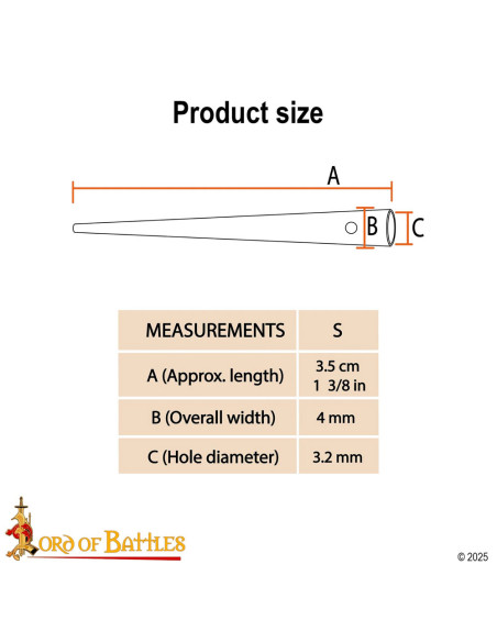 Set de 100 herretes médiévaux en...