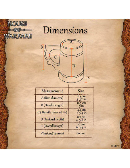 Mug en acier-bois style Pirate,...