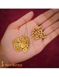 Set de 50 rivets à tête de champignon ronds en laiton... 2