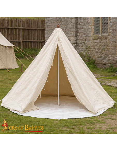 Tente conique médiévale en toile...