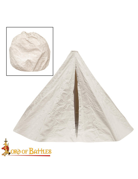 Tente conique médiévale en toile...
