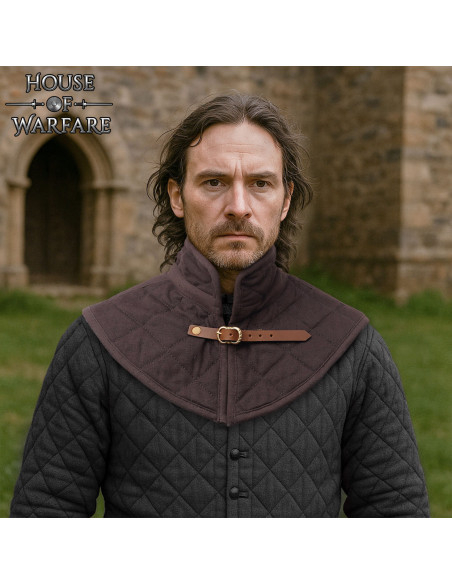 Gorgerin médiéval rembourré avec...