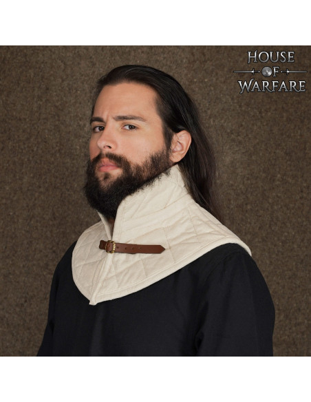 Gorgerin médiéval matelassé avec...