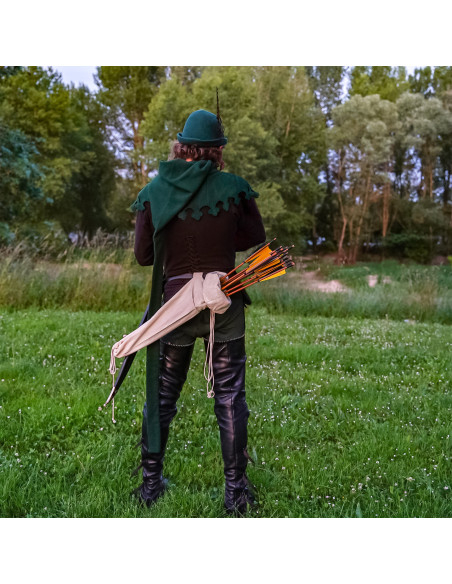 Carquois médiéval artisanal en toile...