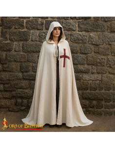 Cape médiévale Croisé Teutonique XIIIème siècle, couleur...