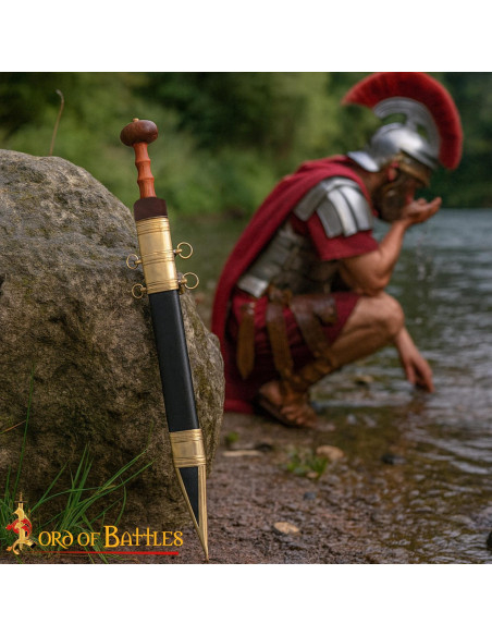 Gladius Romana Pompei décoratif forgé...