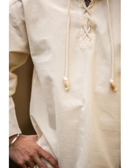 Chemise médiévale à lacets modèle...