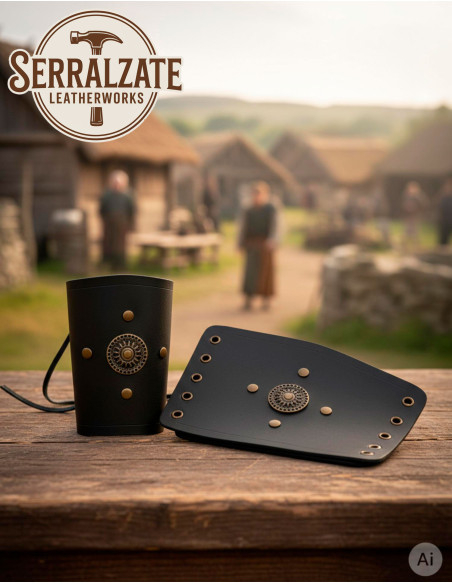 Bracelets celtiques en cuir véritable...