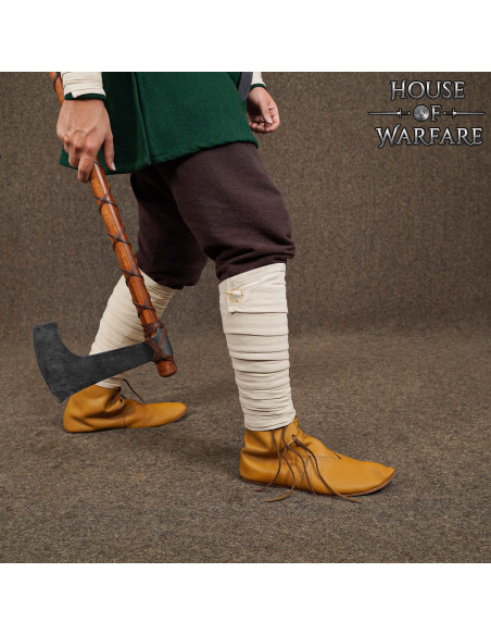 Winingas médiévales en coton blanc...