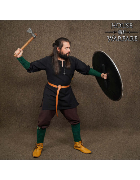 Winingas médiévales en coton vert,...