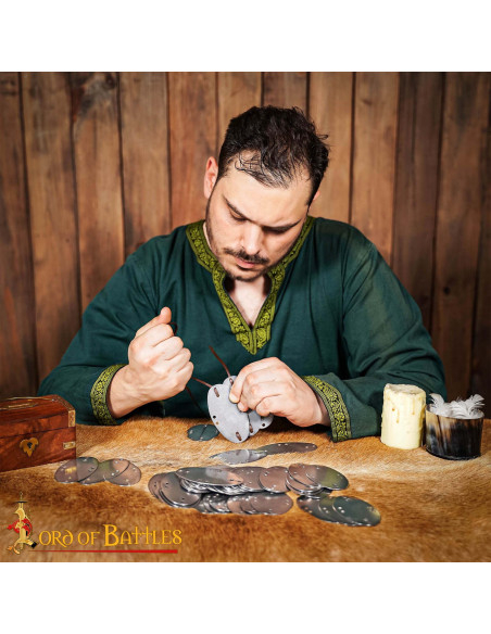 Set de 25 plaques lamellaires en...