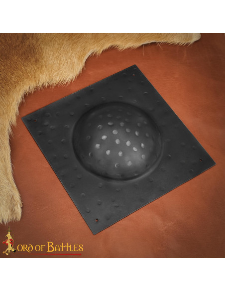 Umbo carré en acier noirci pour...