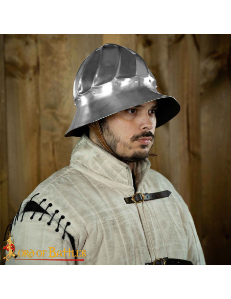 Casque médiéval Burgonde du XVe...