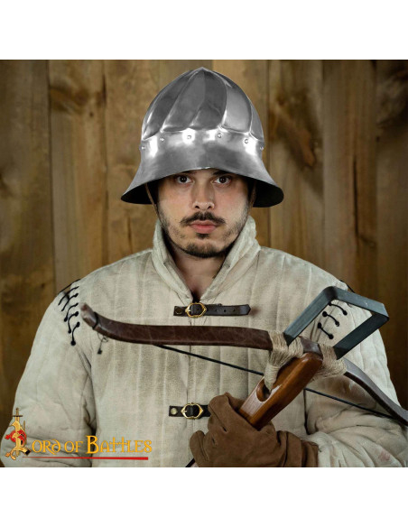 Casque médiéval Burgonde du XVe...